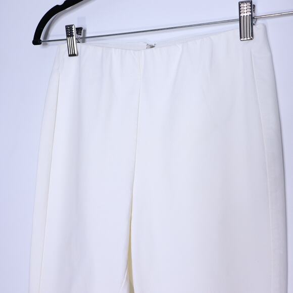 RAG & BONE Simone Ankle Length Pants White Elastic Waist Trouser Women's 2 - Picture 4 of 11